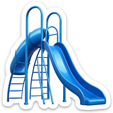 slide at the playground sticker