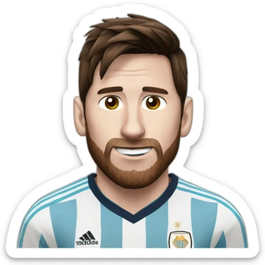 Messi argentina  sticker