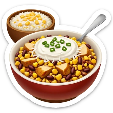 Chipotle bowl sticker