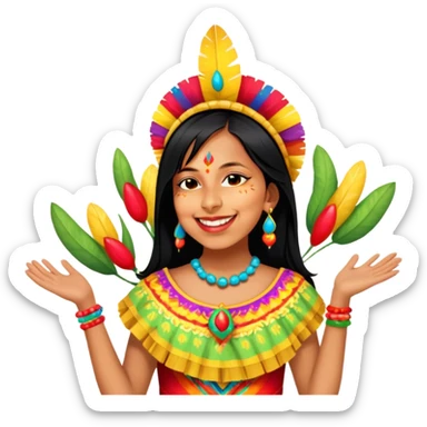 Joyful Reveler sticker