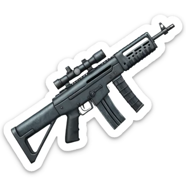 a draco assault rifle  sticker