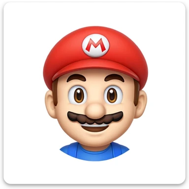 create a super mario emoji sticker