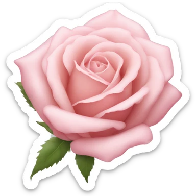 Light pink rose sticker