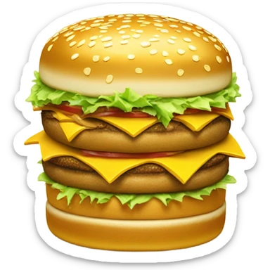 gold bigmac sticker