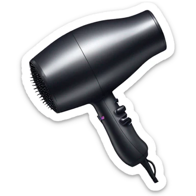Hairdryer with diffuser for curly Hair sticker