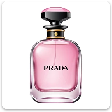 pink prada parfume sticker