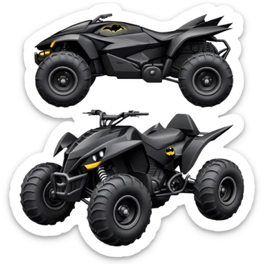 batmobile atv raptor 700 sticker