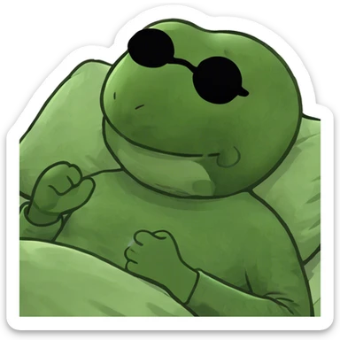 guy who was sleeping  sticker