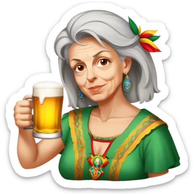 Cerveza Drinker sticker