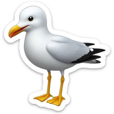 2 Seagulls trading medicine sticker