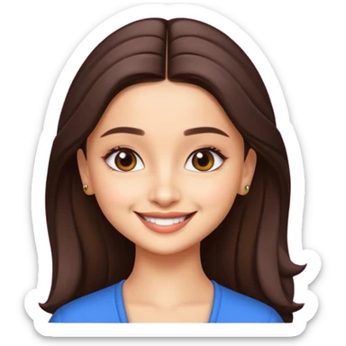ipretty bratz emoji of alia bhatt sticker