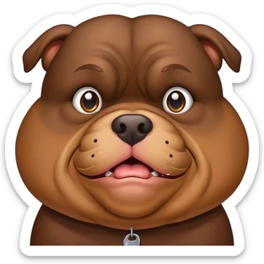 Bully xxl total brown  sticker