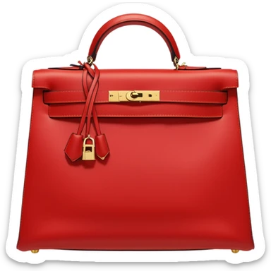 hermes kelly bag bright red sticker