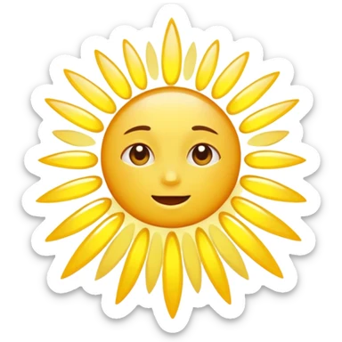 Sunlight light just light not sun sticker