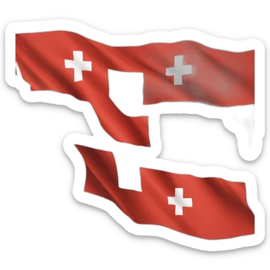 Swiss flag sticker