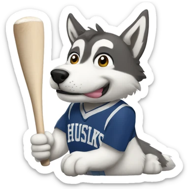 Husky hurler  sticker