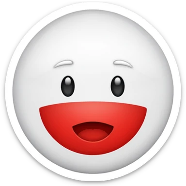 🔰 this emoji convert into left side red colour and right side colour into white and this shape only sticker