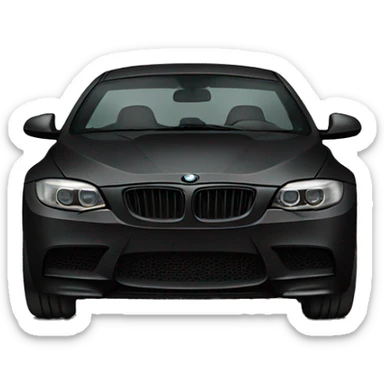 black bmw sticker