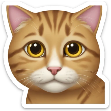 kulaklılı kedi sticker