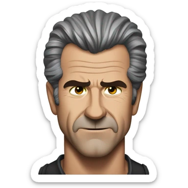 Mel Gibson, lethal weapon  sticker