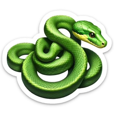 python snake sticker