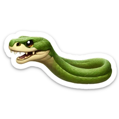 Snake sticker