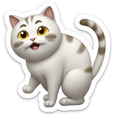 cat farting sticker