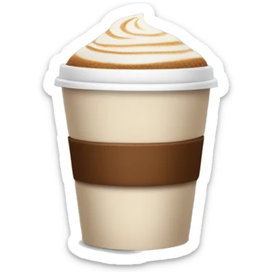 Coffee sticker