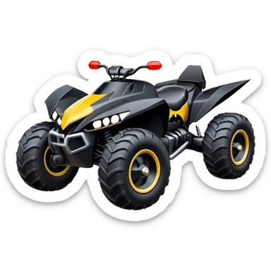 batmobile atv raptor 700 sticker