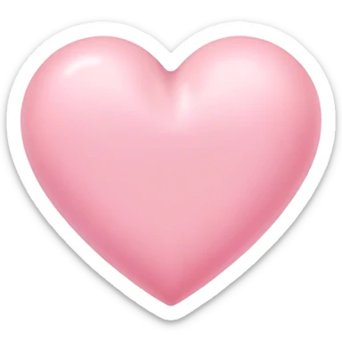 Corazón rosa pastel sticker
