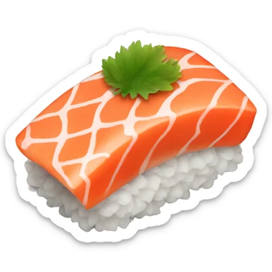 salmon sushi sticker
