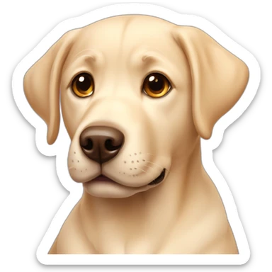 Cute little Labrador Retriever sticker