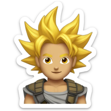 Lgbtqia+ super Saiyan  sticker