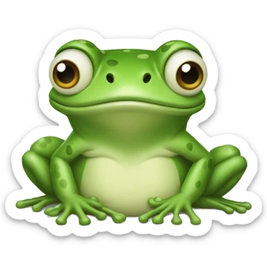Almighty Frog sticker