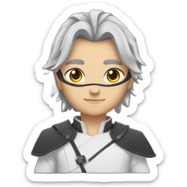 🤩 but the eyes are shurikens sticker