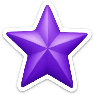 purple star sticker