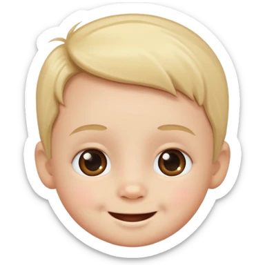Toddler kids face sticker