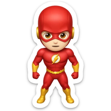 Flash man  whatsapp emoji sticker