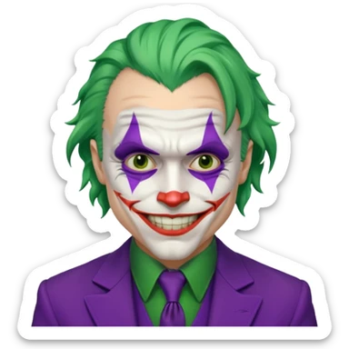 heath ledger joker scary sticker