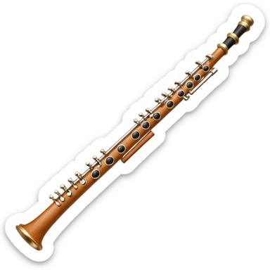 flute traverso sticker