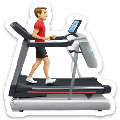 Macron treadmill sticker