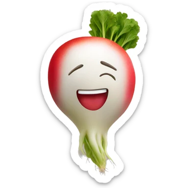 Aro’s emotional support radish sticker