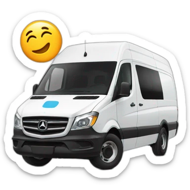 sprinter van WITH AMAZON LOGO sticker