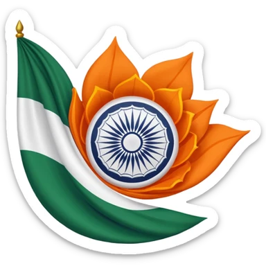 make india flag sticker