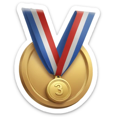 3rd place medal sticker