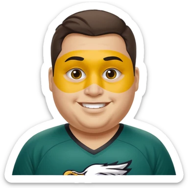 Fat eagles fan sticker