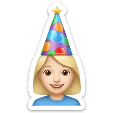 Happy & celebrating emoji sticker