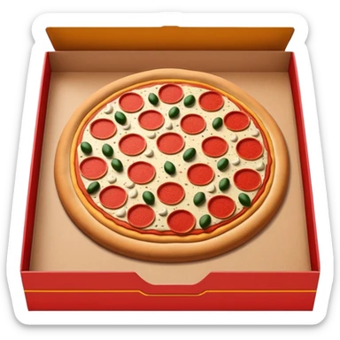 Little Caesar’s pizza box sticker