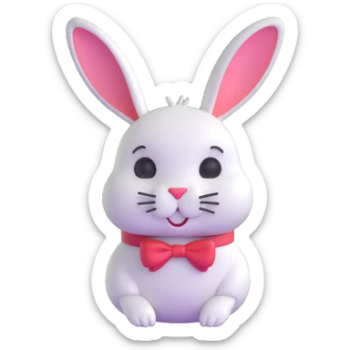 White Rabbit from Alice in Wonderland sticker