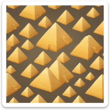 egyptian pyramids sticker